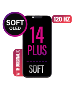 iPhone 14 Plus Screen Replacement Assembly -SOFT OLED - Soldered Original IC
