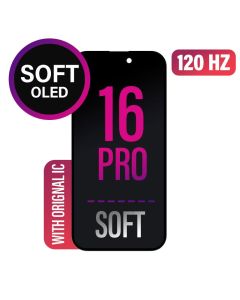 iPhone 16 Pro Screen Replacement Assembly -SOFT OLED-Soldered Original IC
