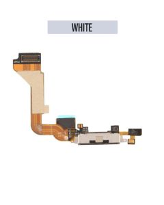 iPhone 4 Charging Port Flex Cable with Mic - White