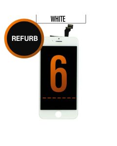 iPhone 6 LCD Touch Screen Assembly - White, Refurbished