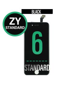 iPhone 6 LCD Touch Screen Assembly (ZY Standard) - Black