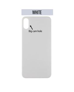 iPhone X Back Glass Cover (Big Camera Hole) - White