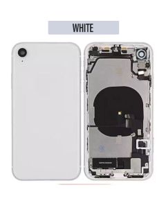 iPhone XR Back Housing With Small Parts - White