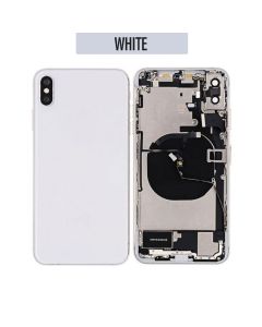 iPhone XS Back Housing With Small Parts - White