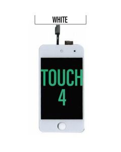 iPod Touch 4 LCD Touch Screen Assembly - White