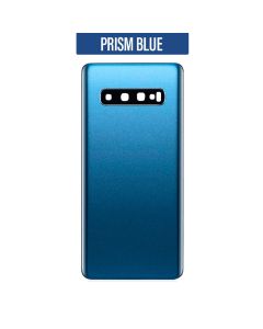 Galaxy S10 Back Glass Cover with Camera Lens - Prism Blue