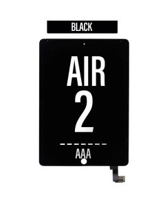 iPad Air 2 LCD Touch Screen Assembly - Black, AAA HIGH COPY