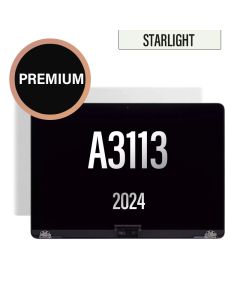 Macbook Air 13 A3113 LCD Assembly Complete - Starlight