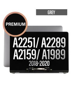 Macbook Pro Retina 13 A2251/ A2289/ A2159/ A1989 LCD Assembly Complete - Grey