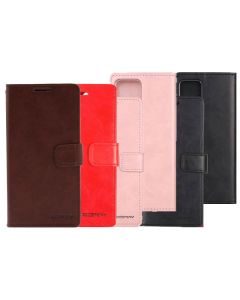 Mercury Blue Moon Diary Leather Case Cover For iPhone 16E