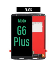 Motorola Moto G6 Plus LCD Touch Screen Assembly - Black
