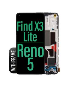 Oppo Find X3 Lite/ Reno5 LCD Touch Screen Assembly with Frame