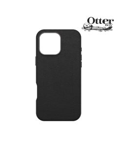 OtterBox Symmetry Cactus Leather Case Cover For iPhone 16 Pro Max - Noir Ash