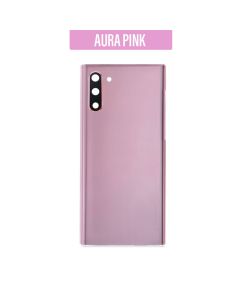 Galaxy Note 10 Back Glass Cover with Camera Lens - Aura Pink