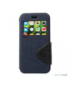 Roar Korea Diary View Flip Cove with display for iPhone 7/ 8/ SE 2020/ SE 2022 Blue
