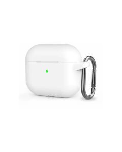 Airpods Pro Protective Silicone Case - White