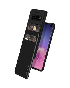 Mercury Sky Slide Bumper Case Cover With Card Slot for Galaxy S10 Plus