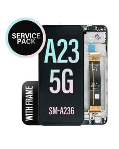 Galaxy A23 5G LCD Screen Touch Assembly with Frame- Service Pack