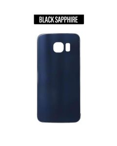 Galaxy S6 Edge Back Glass Cover - Black Sapphire