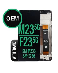 Galaxy M23/ F23 5G LCD Touch Screen Assembly with Frame - OEM