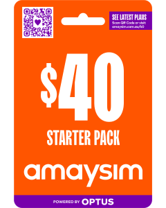 Amaysim 40$ Starter Pack