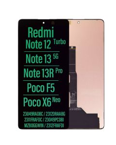 Redmi Note 12 Turbo/ Redmi Note 13 5G/ Redmi Note 13R Pro/ Poco F5/ Poco X6 Neo LCD Touch Screen Assembly