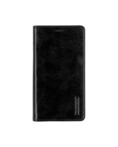 Mercury Blue Moon FLIP Wallet Leather Case Cover For iPhone 13 Mini - Black
