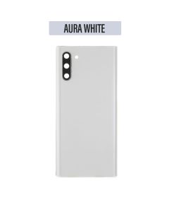 Galaxy Note 10 Back Glass Cover with Camera Lens - Aura White