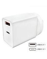 Smart IC 20W Adaptor USB-C + USB-A