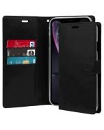 Mercury Blue Moon Diary Wallet Leather Case Cover For Galaxy S20 Ultra -Black