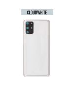 Galaxy S20 Plus/ S20 Plus 5G Back Glass Cover with Camera Lens-Cloud White