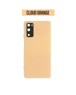 Galaxy S20 FE Back Glass Cover with Camera Lens - Cloud Orange