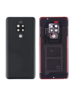 Huawei Mate 20 Back Glass Cover with Camera Lens - Twilight Black