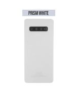 Galaxy S10 Back Glass Cover with Camera Lens - Prism White