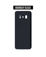 Galaxy S8 Back Glass Cover with camera Lens - Midnight Black