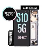 Galaxy S10 5G LCD Touch Screen Assembly with Frame - Majestic Black