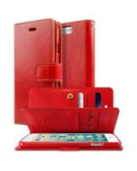 Mercury Mansoor Diary Wallet Leather Flip Case Cover For iPhone 7/iPhone 8 - Red