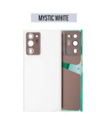 Galaxy Note 20 Ultra Back Glass Cover with Camera Lens - Mystic White