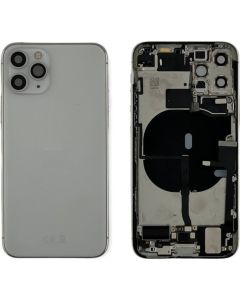 iPhone 11 Pro Back Housing With Small Parts - Silver