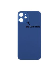 iPhone 12 Back Glass Cover (Big Camera Hole) - Blue