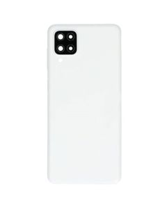 Galaxy A12 Back Cover With Camera Lens - White