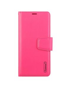 Hanman Wallet Leather Case Cover For Google Pixel 6A-Hot Pink