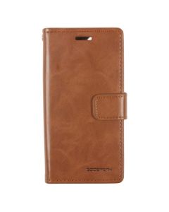 Mercury Blue Moon Diary Wallet Leather Case Cover For iPhone 5/5S/SE- Brown