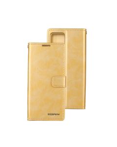 Mercury Blue Moon Diary Wallet Leather Case Cover For iPhone 11-Gold