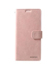 Mercury Blue Moon Diary Leather Case Cover For Galaxy S24 Ultra-Rose Gold
