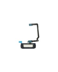 Galaxy S5 Home Button with Flex Cable - White