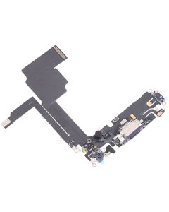 iPhone 15 Pro Charging Port Flex With IC-Blue Titanium