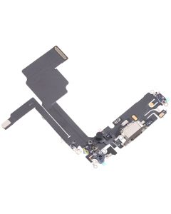 iPhone 15 Pro Charging Port Flex With IC-Natural Titanium