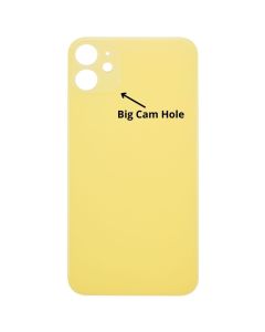 iPhone 11 Back Glass Cover (Big Camera Hole) - Yellow