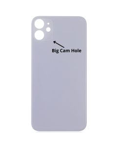 iPhone 11 Back Glass Cover (Big Camera Hole) - Purple
